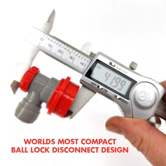 "Ball-lock" Disconnect "duotight" 9.5mm (3/8") Co2 